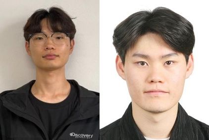 강원대 사격부 소속 김강현(왼쪽)·홍수현 선수