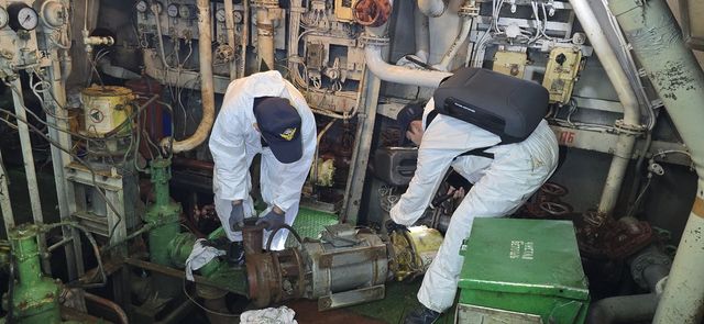 선박 내부 조사