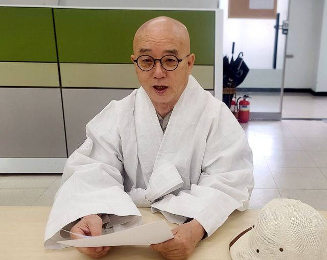 옥천 가산사 주지 지원 스님