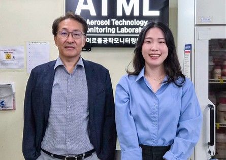 박기홍(왼쪽) 교수와 이승혜 박사과정생