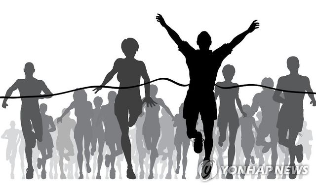 마라톤(일러스트)