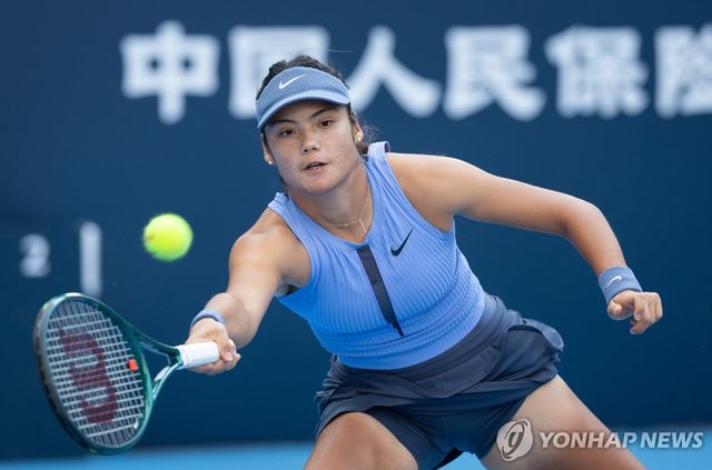 라두카누의 차이나오픈 경기 모습. 