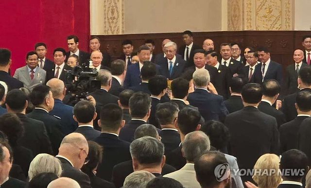 김정은, 중국 전승절 80주년 기념 리셉션 참석