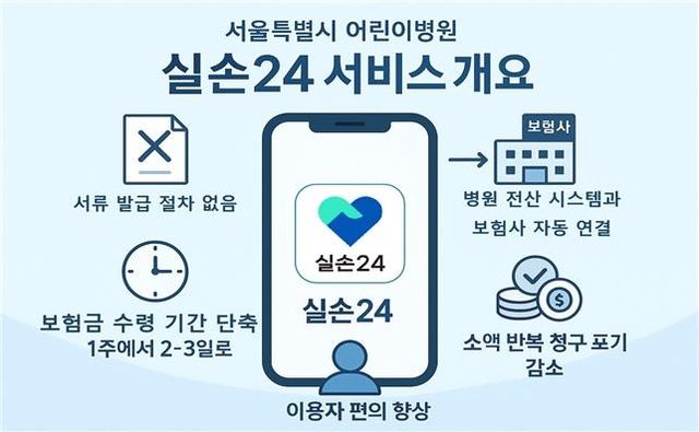 서울시 어린이병원 실손24 서비스 개요