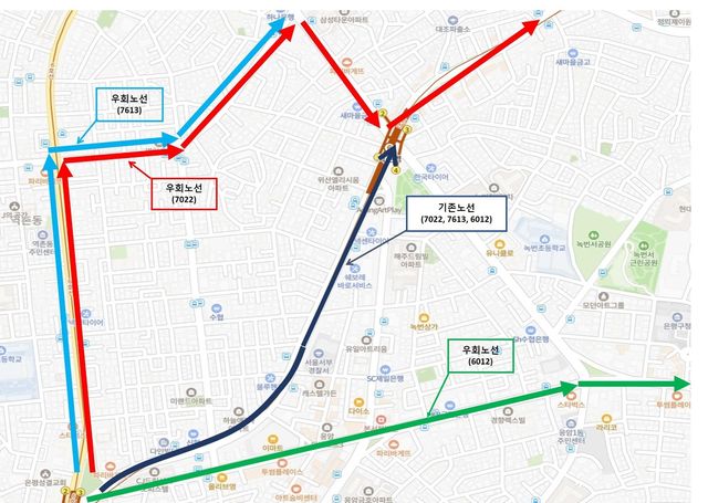 은평 차 없는 날 우회도로 안내