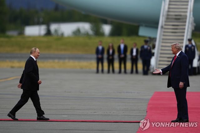 8월15일 트럼프 만난 푸틴