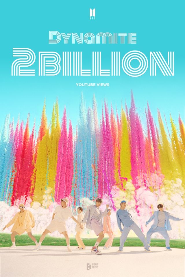 BTS '다이너마이트' 뮤비 20억뷰