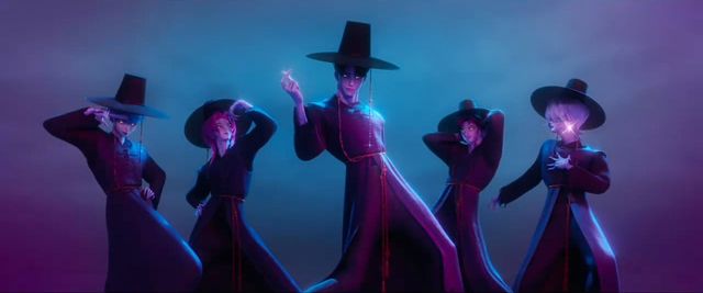 넷플릭스 애니메이션 영화 '케이팝 데몬 헌터스' 속 한 장면