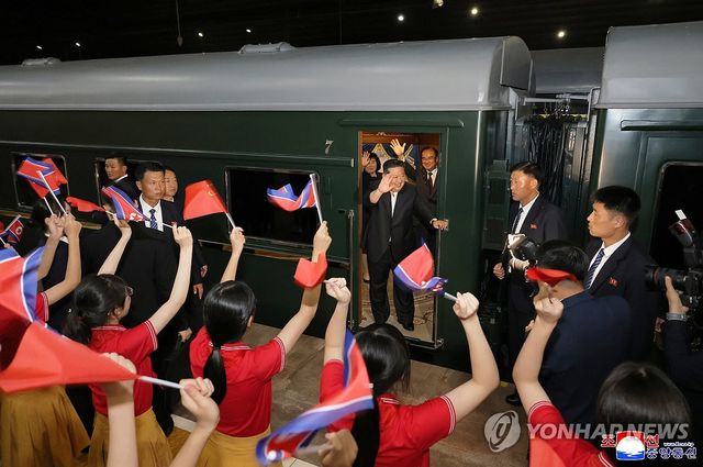 김정은, 시진핑과 정상회담 후 귀국