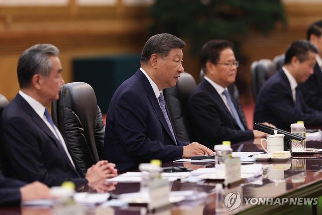 쿠바와 회담 갖는 시진핑 중국 국가주석