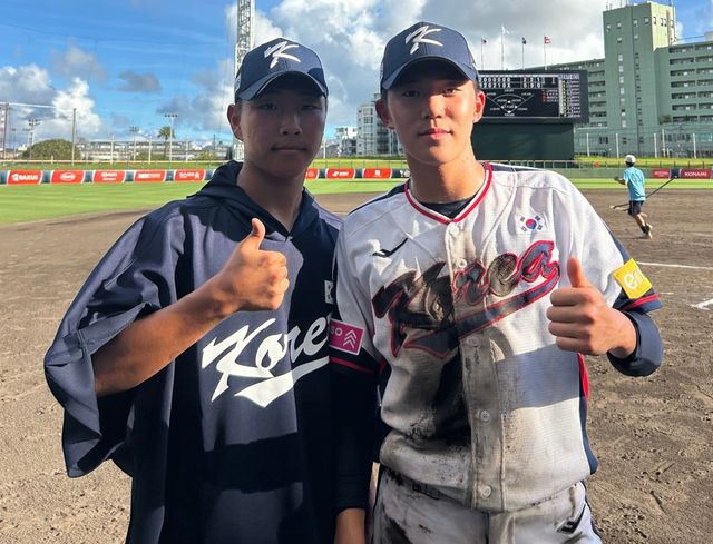 승리의 주역 최요한(왼쪽)과 박지호