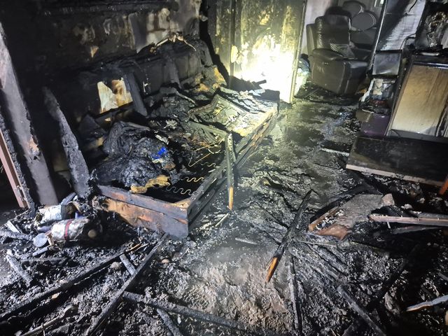 화재가 난 주택