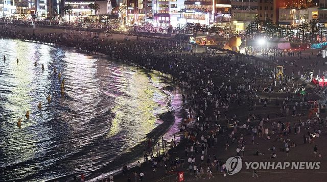 부산 광안리 해수욕장 
