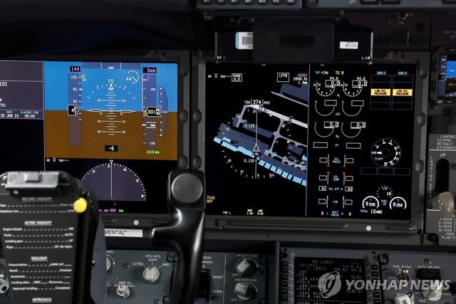 보잉 737-10 MAX 조종석. 기사와 직접 관련 없음