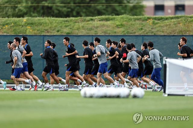 미국전 앞둔 대표팀
