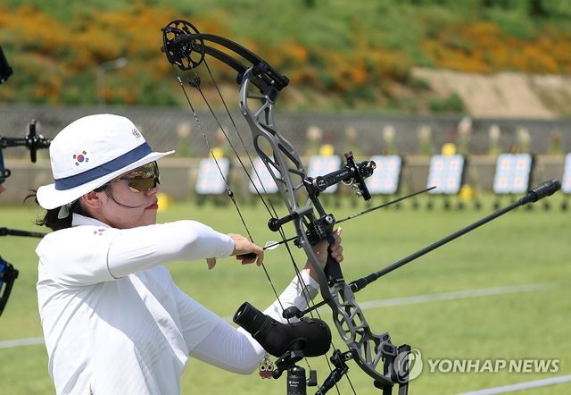 소채원 '예선 1위를 향해'