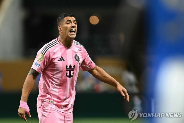 인터 마이애미의 루이스 수아레스.