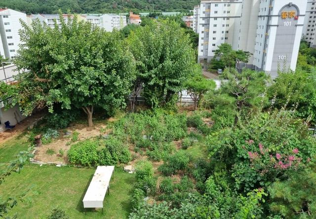 옥상정원 '구암 산들강' 전경