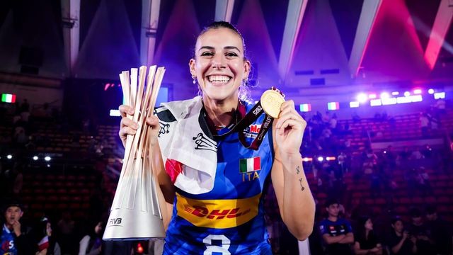세계여자배구선수권 MVP로 뽑힌 이탈리아의 세터 오로