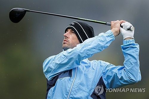 알레산데르 비요르크의 드라이버 스윙.