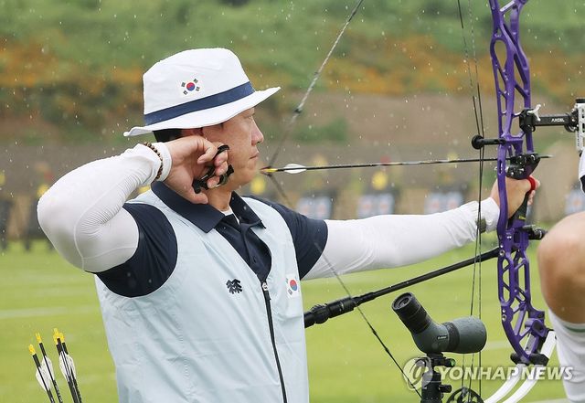 남자 컴파운드 개인 96강 나선 최용희