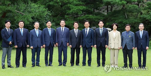 고위당정협의회 기념촬영