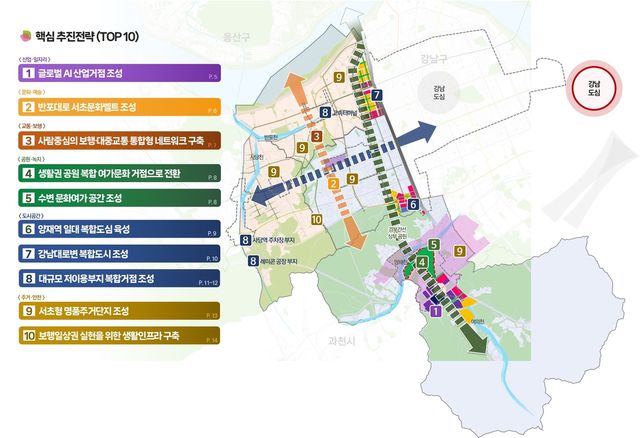 2040 서초구 도시발전 기본계획 핵심추진전략