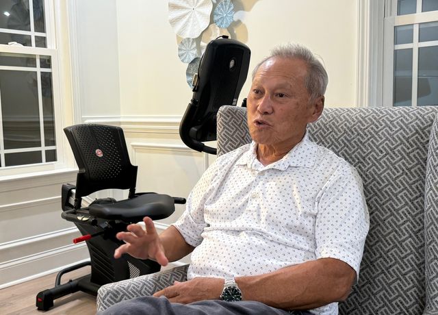 연합뉴스와 인터뷰하는 임태환 한인회장 