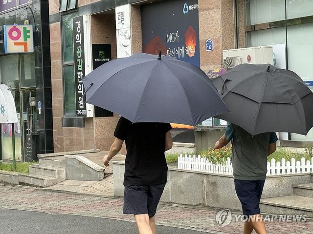 비 내리는 강릉