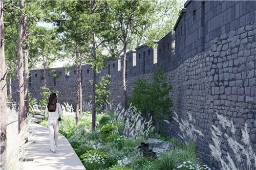 다산성곽길 감성가로 조감도