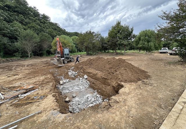 세륜시설 설치로 훼손된 팔현습지 복원 작업
