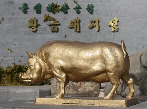 돝섬 황금돼지상