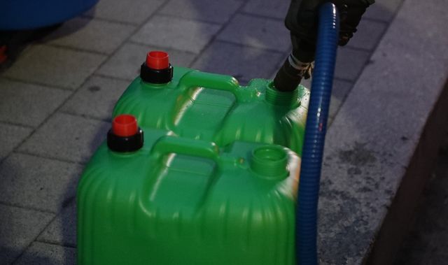 강릉 급수차 동원 급수 현장