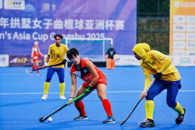 한국과 말레이시아의 경기 모습. 