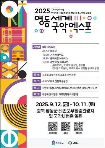 2025 영동세계국악엑스포 포스터