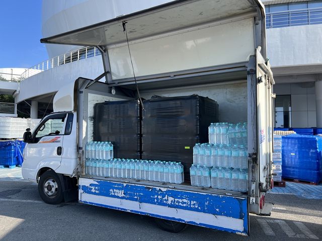 구로구, 강릉시에 생수 지원