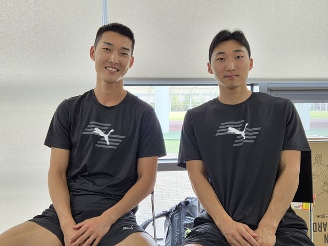 도쿄 세계육상선수권대회에 출전하는 유규민과 우상혁