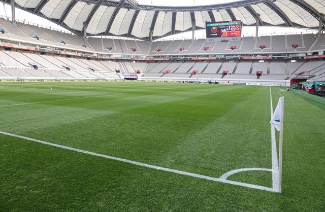 서울월드컵경기장의 잔디