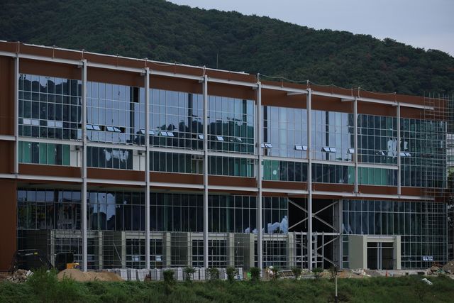 막바지 공사 중인 국제미디어센터