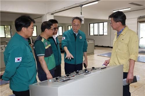 상수원 점검 나선 동해시