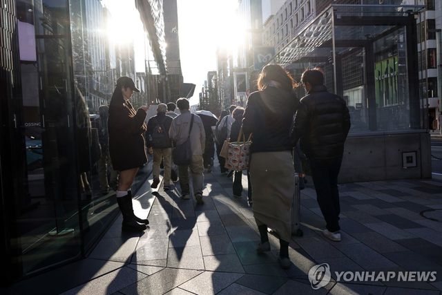 일본 도쿄 긴자 거리