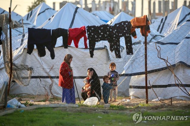가자지구의 팔레스타인 난민들