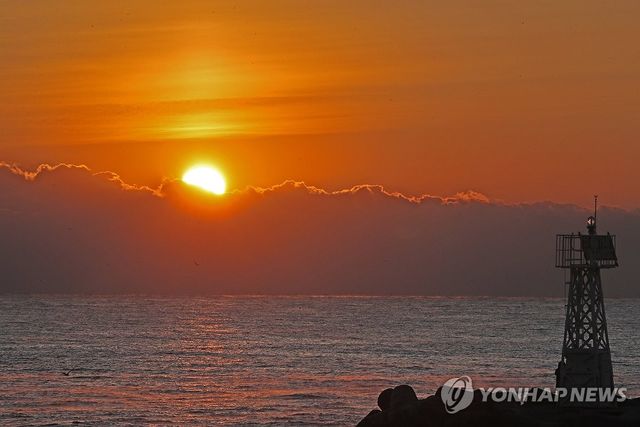 올해 첫 일출