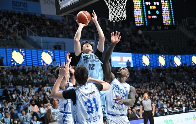 슛하는 고양 소노의 강지훈