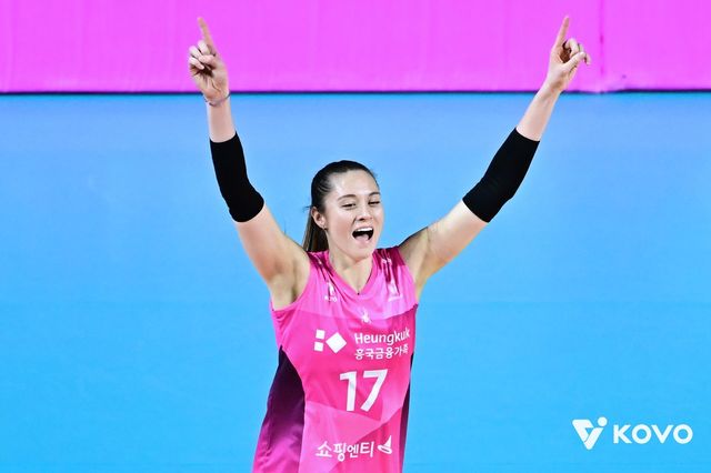 흥국생명의 외국인 주포 레베카