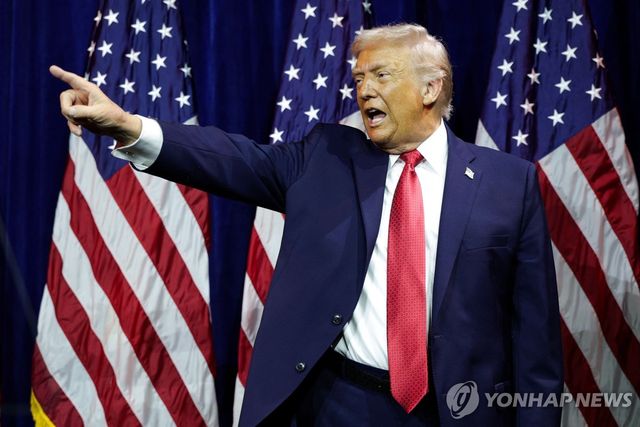 도널드 트럼프 미국 대통령 [AFP 연합뉴스 자료사진. 재판매 및 DB 금지]