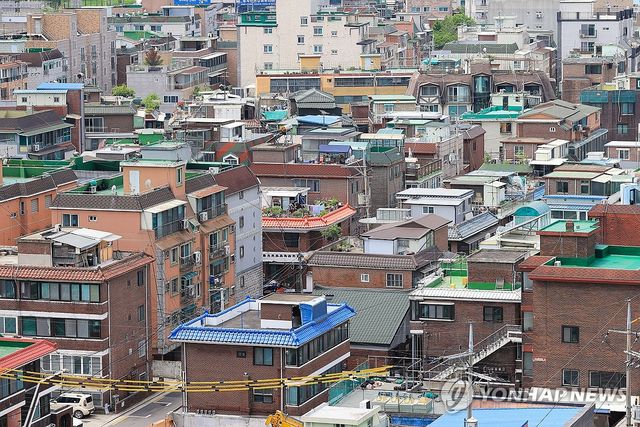 서울 강서구 화곡동 일대 빌라 다세대 주택가