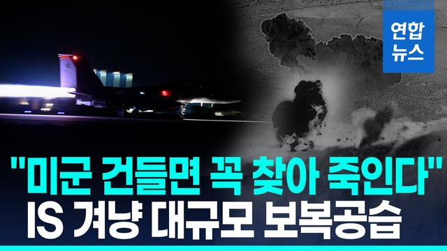[영상] 미군 F-15E·A-10 출격…시리아 내 IS 대규모 보복공습 - 2