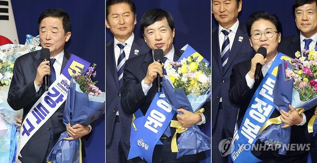 민주당 새 최고위원, 강득구-이성윤-문정복