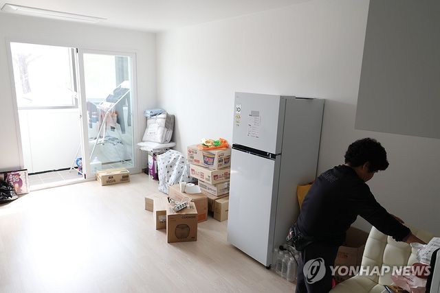 '경북산불' 이재민 임시주택 자료사진